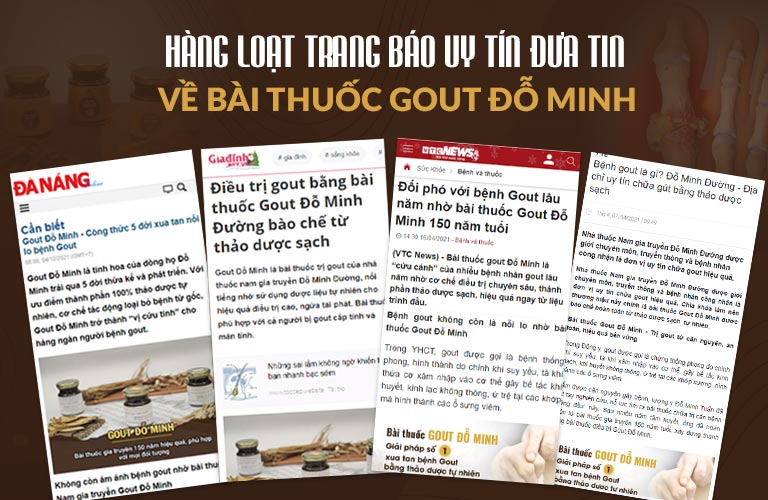 Báo chí nói về bài thuốc Gout Đỗ Minh
