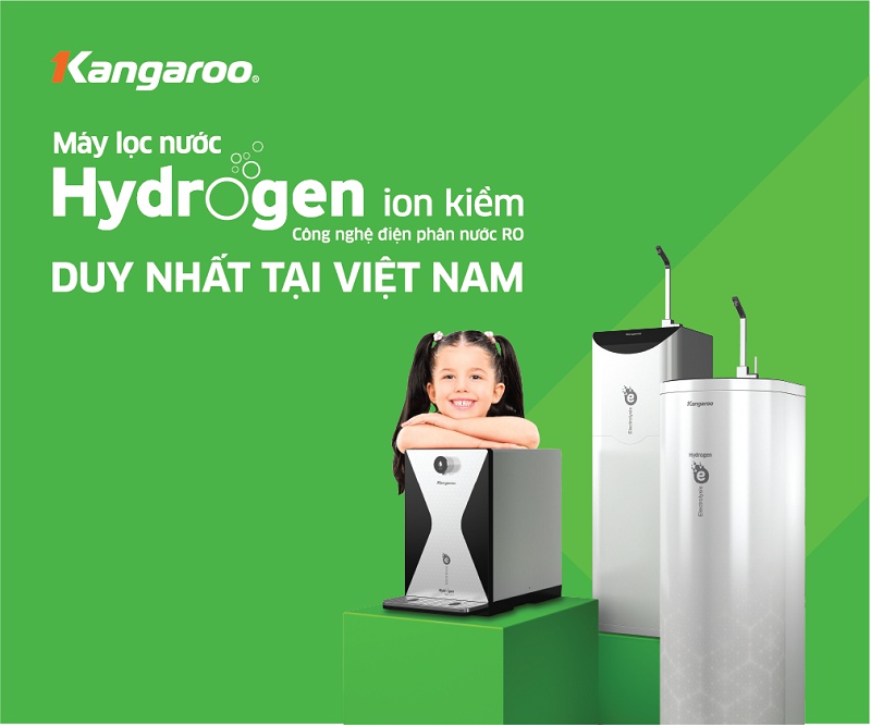 Máy lọc nước ion kiềm Kangaroo được ưa chuộng tại thị trường Việt Nam