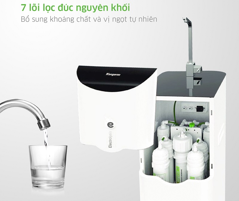 KG100ES được trang bị vòi lấy nước tiện dụng