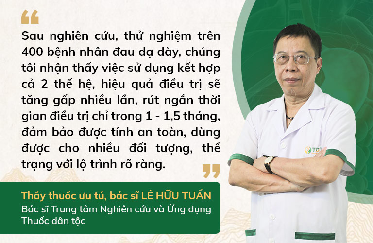 Thầy thuốc ưu tú - Bác sĩ Lê Hữu Tuấn đánh giá cao hiệu quả bài thuốc